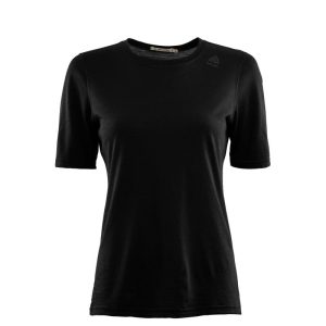 Aclima LightWool T-skjorte Dame Sort