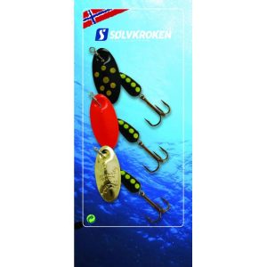 Sølvkroken Spesial Spinner sluksett 3 pk