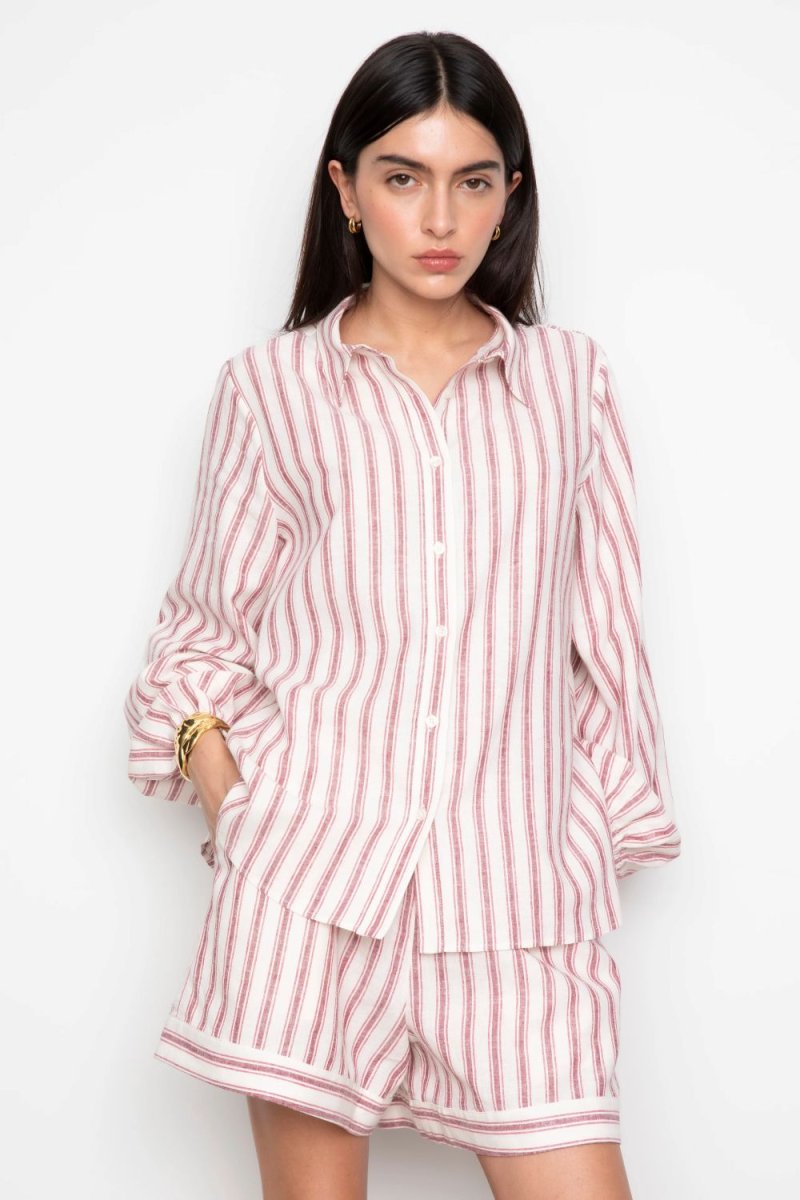 Lilia shorts – Berry stripe - Image 3
