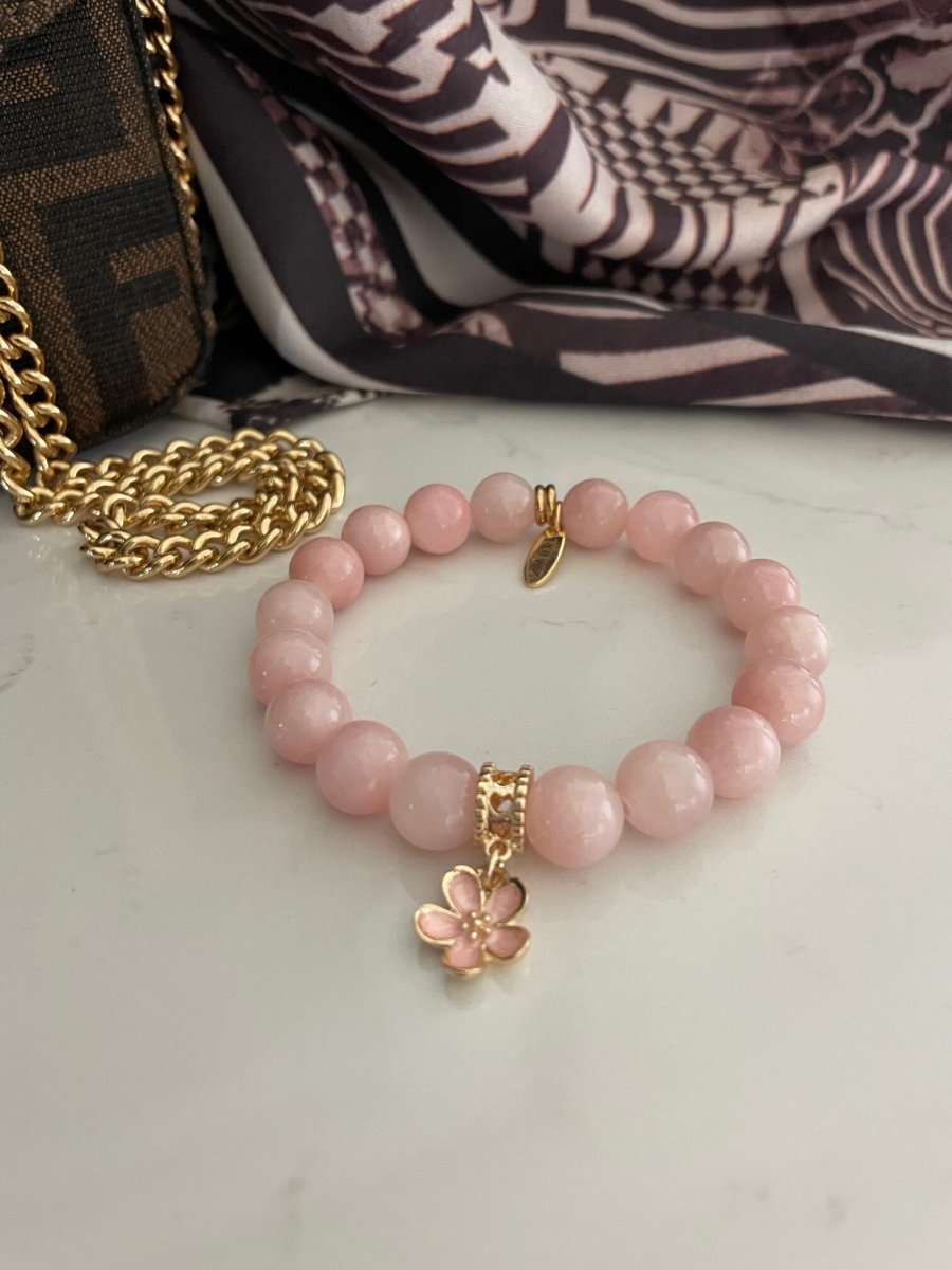 Rosa Jade armbånd – Blush Flower VS26/10 - Image 3